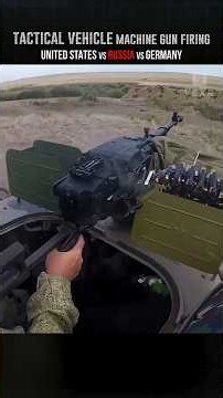 Tactical Vehicle Machine Gun Firing by Country