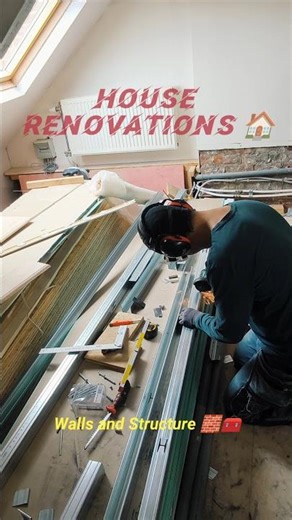 I'm building my own bathroom - Metal stud walls #diyrenovation