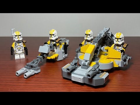 Swamp Speeder + Bike Showcase | 75431 Alternate Build | LEGO Star Wars