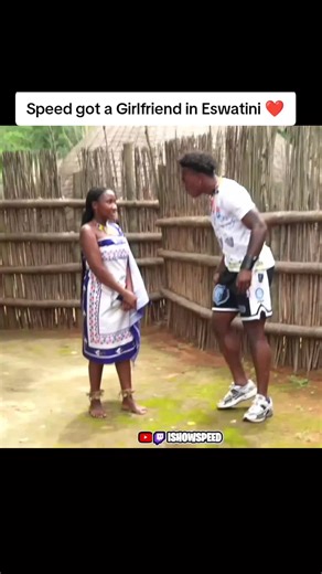 Speed got a Girlfriend in Eswatini ❤️ #eswatini #ishowspeed #speeddoesafrica #wspeed #fyp