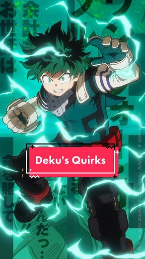 Deku's Quirks Explained: From Zero to Seven Abilities