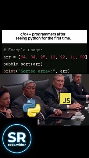 C++: Writing novels. Python/JS: Writing tweets. #programming #coding #developer #python