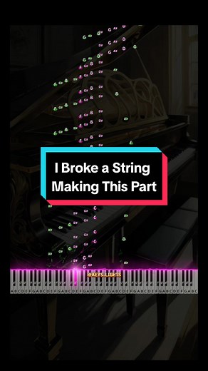 Advanced Piano Tutorial: I Broke a String Making this Part