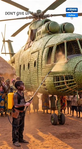 How to Build a Helicopter with Bamboo and Leaves