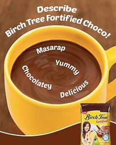 43 reactions · 13 comments | Comment kung gaano kasarap ang Birch Tree Fortified Choco! Ito ang Choco Sarap ng milk with Vitamins A, B6, C, Iron at Zinc for your family! #ChocoSustansya This product is not a breastmilk substitute and is not suitable for infant feeding. For healthy individuals 4 years old and above. ASC C065P091021BS | Birch Tree | Facebook