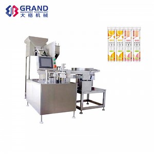 [Hot Item] Round Tablet Effervescent Tablet Tube Filling Counting Packing Machine
