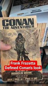 Frank Frazetta is THE Conan artist #conanthebarbarian #frankfrazetta #robertehoward #comics #art