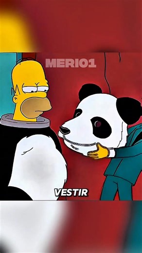 HOMER O PANDA #simpsons