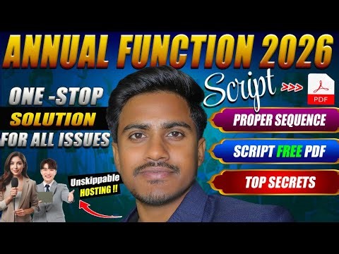 From Nervous to Confident: Annual Function Anchoring | FREE SCRIPT ✅