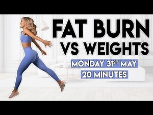 FULL BODY FAT BURN vs WEIGHTS | 20 minute Home Workout