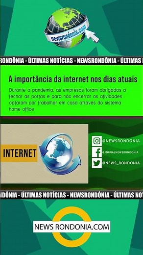 A importância da internet nos dias atuais