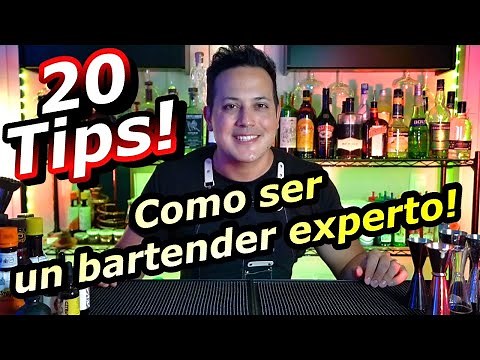 🍹Como ser bartender profesional TIPS + CONSEJOS