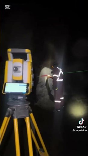 Topographie sous-terrain Trimble S5 ,galerie implantation