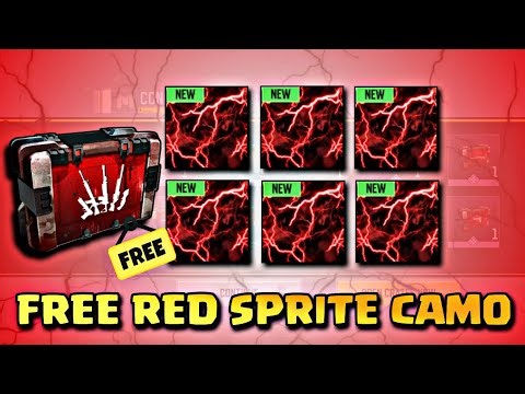 Get FREE Red Sprite Camo in CODM 🎯 | Full Tutorial