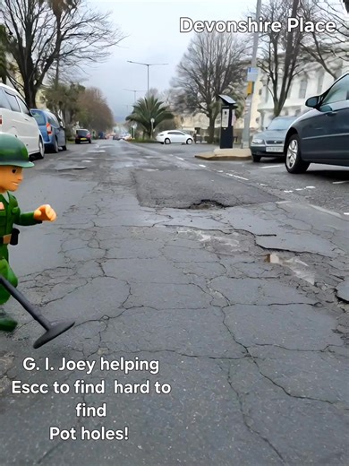 Our mission to help locate elusive pot holes that Escc can not locate. Job done coordinates sent Sir...... | Jerry Daly