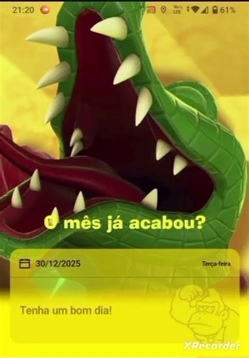 Acabou o mês?,Não!!!