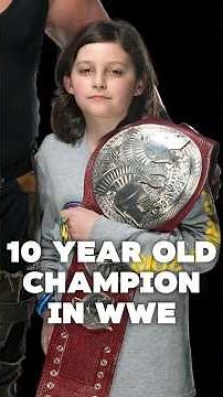 A 10 year old kid became WWE Tag Team Champion at WrestleMania #wwe #wrestling #shorts