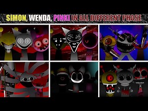 SIMON, WENDA, PINKI in ALL Different Phases | 1 - 888 Phases