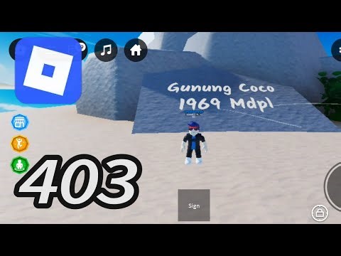 Gunung coco || gameplay walkthrough - roblox part 403 (android)