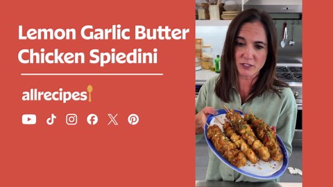 Lemon Garlic Butter Chicken Spiedini