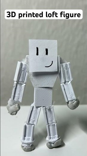 3D printed loft figure #3dprinted #cool #stopmotion