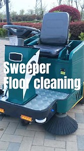 Street Cleaner Large Electric Road Sweeper Outdoor Ride on Floor Sweeper