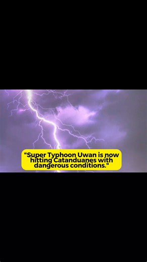 Typhoon Tino Nov 9, 2025, 8 am | PAG-ASA TYPHOON UPDATE "Super Typhoon Uwan is now hitting Catanduanes with dangerous conditions." SIGNAL NO 5 NAKATAAS SA Polillo Islands, Northern portion of Camarines Norte, Eastern portion of Camarines Sur and Catanduanes Location of Center (as of 7:00 am): The center of the eye of Super Typhoon UWAN was estimated based on all available data including those from Daet Doppler Weather Radar at 125 km East Northeast of Virac, Catanduanes (14.0°N, 125.3°E) Intensi