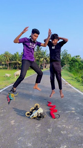 Unique Skating Skills and Techniques You 😇😲 #tiktok #ytshorts #rollerskating #inlineskatingwheels
