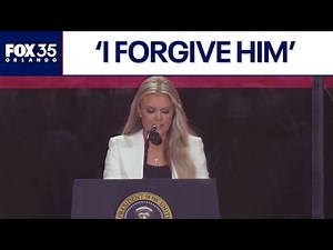 Charlie Kirk funeral: Erika Kirk remembers husband in emotional speech