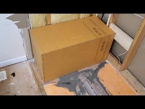 Custom shower bench from Kerdi Board