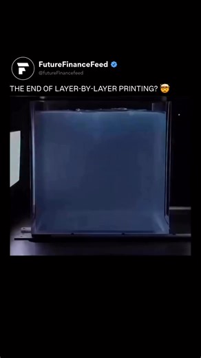 Future Finance | Tech News on Instagram: "This 3D printer works more like a magic trick than a machine 🪄 Traditional 3D printing is notoriously slow, building objects one thin layer at a time. This process can take hours, often resulting in visible "lines" and structural weak points between the layers. By printing directly into a support gel, this technology creates entire objects in minutes—not hours—by "drawing" in three dimensions simultaneously. As this technology scales, "on-demand" manufa