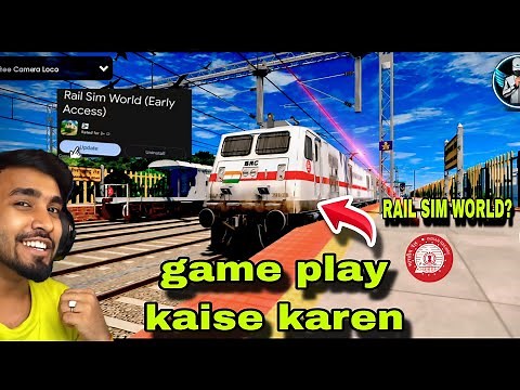 Rail Sim World Kaise Download Karein | Full Gameplay & Installation Guide | Indian Train Game 2025
