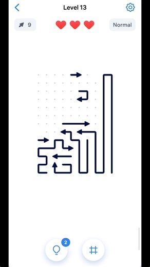 How to Solve Arrow Puzzle Level 13 Fast! 🎯 #arrowpuzzle