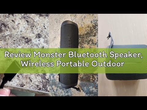 Review Monster Bluetooth Speaker, Wireless Portable Outdoor Bluetooth Speakers, 40W True Wireless St