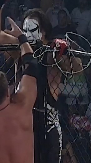 Sting fights his way into the cage! #tnawrestling #impactwrestling #prowrestling #sting #impact #wrestling #fbreels #reelsfb | TNA Wrestling UK