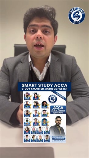🎓 Study Smart. Achieve Faster with Smart Study ACCA. Balancing work and ACCA studies? Don’t stress—make it smarter with flexible learning designed for your busy routine. ✅ Recorded Lectures ✅ WhatsApp Mentor Support ✅ Learn Anytime, Anywhere 🚀 Admissions Open for March 2026 Batch 📞 0334 6853808 🌐 www.getsmartstudy.com #SmartStudyACCA #ACCAPakistan #StudySmart #ACCAStudents #OnlineLearning #ACCAJourney #FlexibleLearning #AccountingStudents #ProfessionalEducation #March2026Batch #ACCAOnline #C