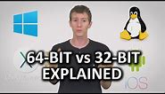 32-bit vs 64-bit Computers & Phones as Fast As Possible
