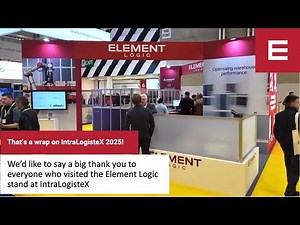 Element Logic at IntraLogisteX 2025: Revolutionising Warehouse Automation! | UK