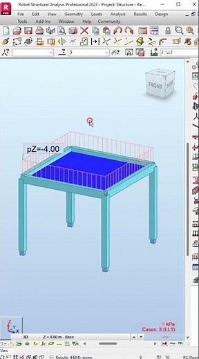 How to delete load manually or graphically in Robot Structural Analysis #shorts