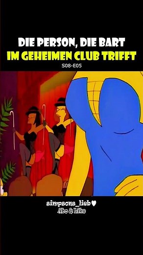 Die Person, die Bart im geheimen Club trifft / S08-E05 / Simpsons / Deutsch