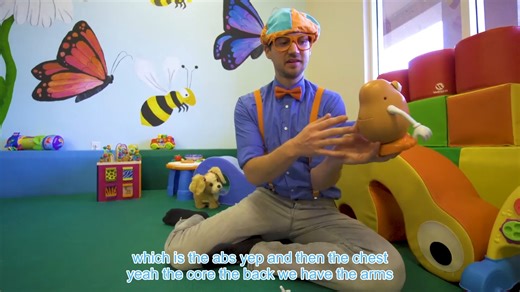 真人版第一百零二集-适合幼儿的 Blippi 玩具教育视频：1 小时操场与动物主题