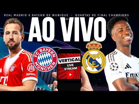 BAYERN DE MUNIQUE X REAL MADRID AO VIVO AGORA 📲 VALE VAGA NA SEMI DA LIGA DOS CAMPEÕES