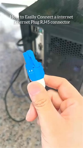 How to Easily Connect a internet Ethernet Plug RJ45 connector #Networking #LAN #DIY #TechDIY #SurfaceMountBox #JunctionBox #CableManagement #Wiring #Electronics #TechTips #HowTo #Tutorial #HomeNetwork | تعلم الكمبيوتر بنفسك