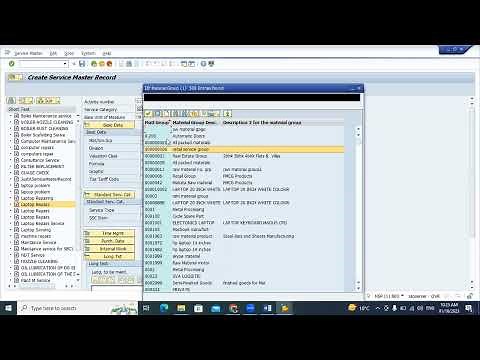 Service Procurement in SAP MM