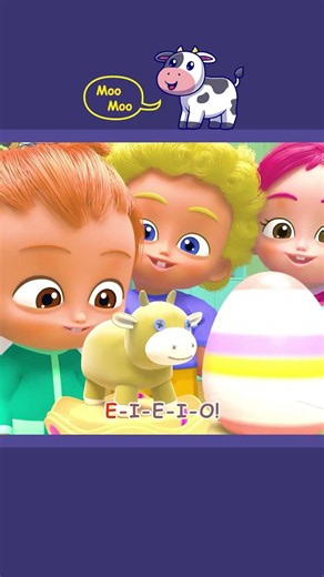 🐮 Old MacDonald Had a Farm | Fun Farm Animals Song for Kids