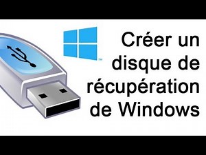 Créer un disque de récupération de Windows 8 - USB & DVD