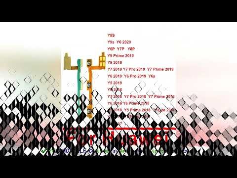 On Off Volume Power Flex Cable For Huawei Y9 Y7 Y6 Pro Y5 Prime 2020 2019 2018 2017 Y6p Y7p Y8p Y8s