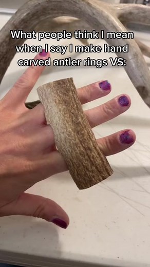 DIY Antler Ring Making | The Antlered Doe Jewelry TikTok
