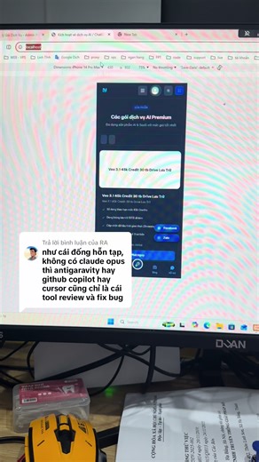 Trả lời @RA mỗi người có một quan điểm nhìn nhận và cách sử dụng riêng riêng mình thì nói chung là anh em cứ có thời gian rảnh anh em ngồi làm tâm huyết là được còn hầu như các giám đốc với lại người ta có tiền là ai đỡ hơi đâu mà cứ ngồi để mà ghen Brom với lại xử lý các vấn đề ở đâu đúng không mình thì mình là cái gì phần mềm cơ mà mình phải thowj xây đâu #antigravity #xuhuong #ai #coding