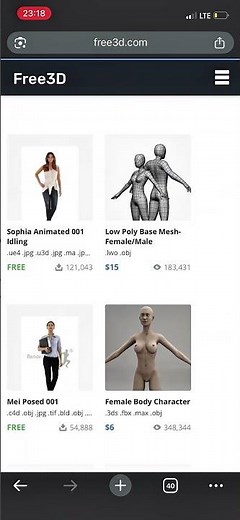 FREE 3D Models for Blender, Unity & Unreal Engine|FREE3D.COM